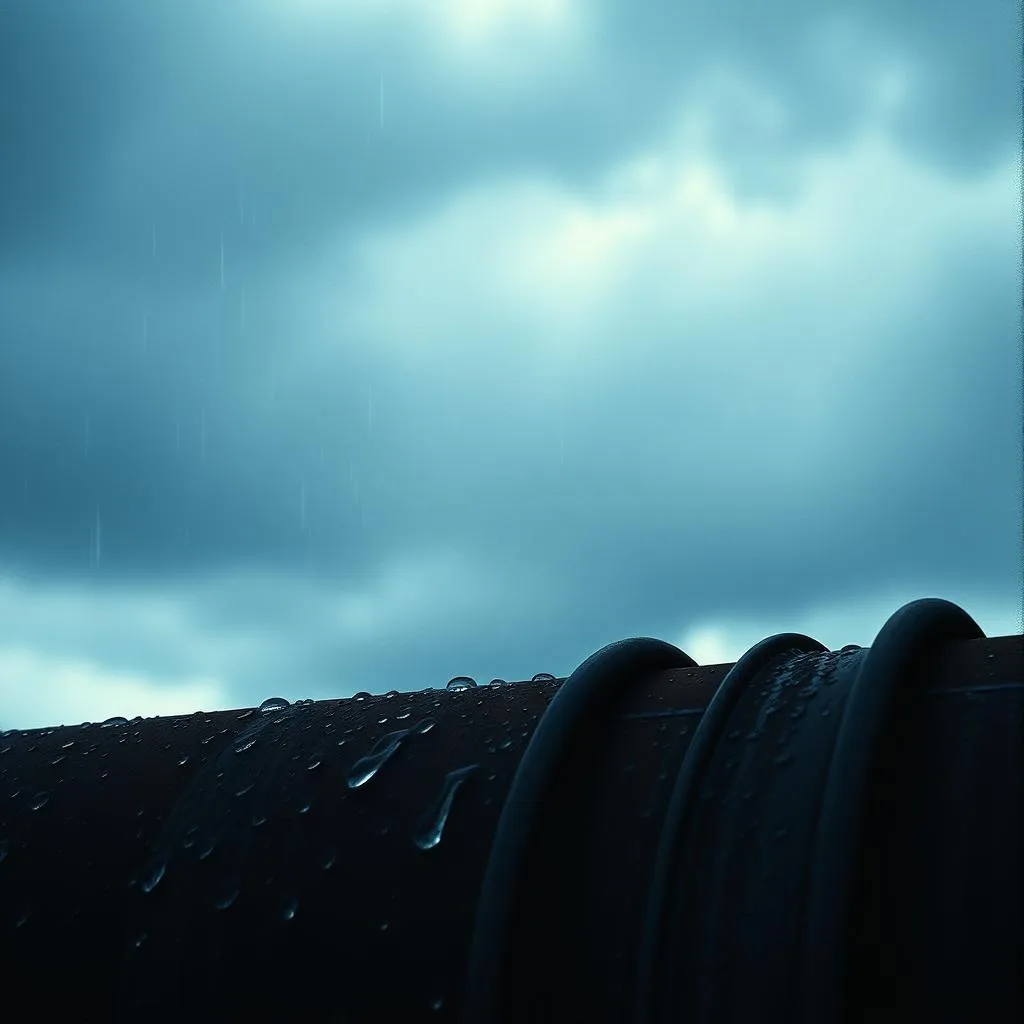 Raindrops on Steel