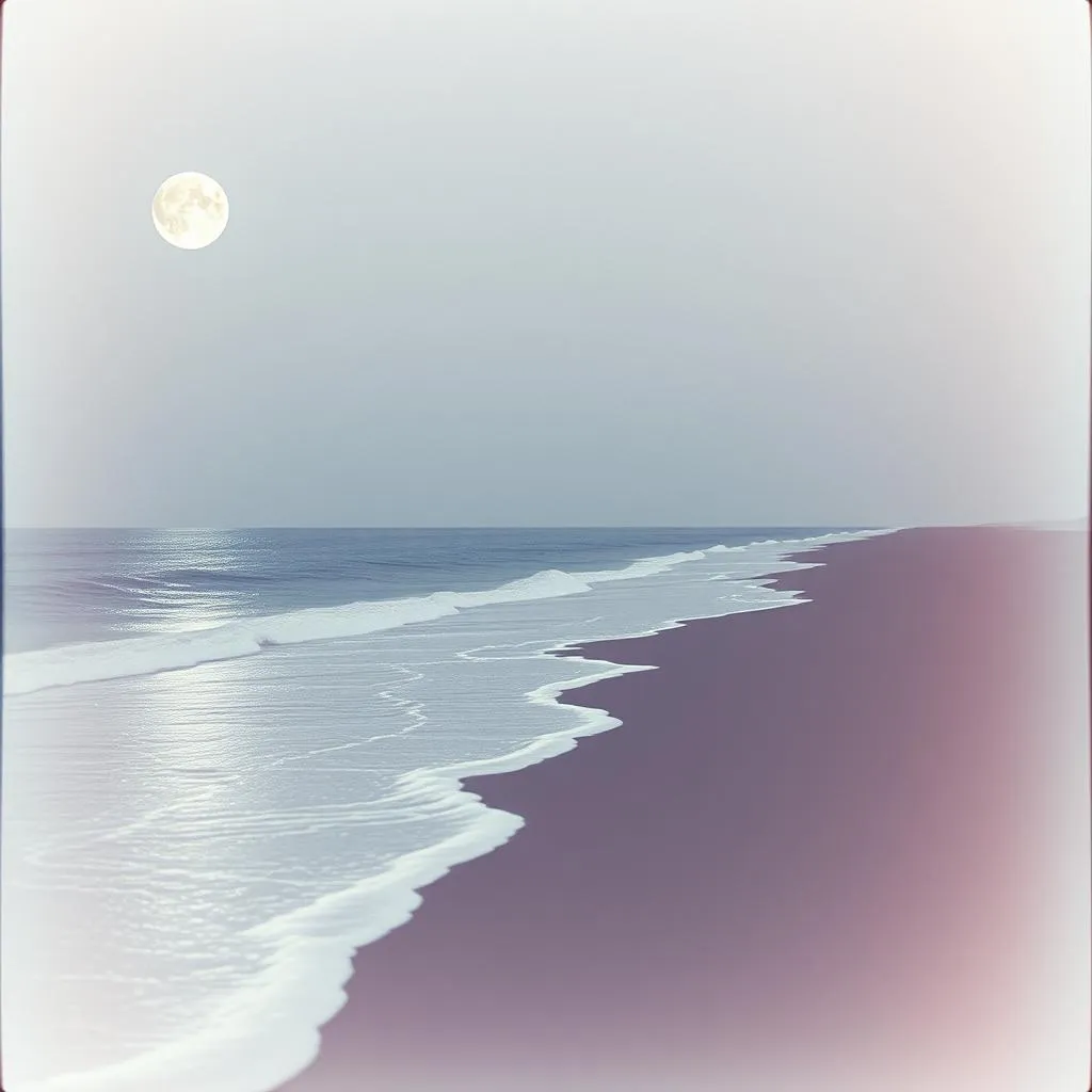 Moon On The Restless Sea