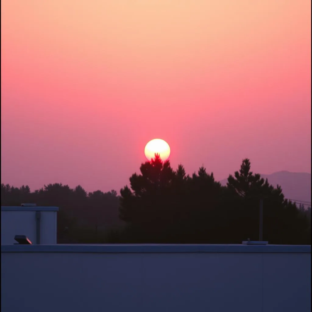 Rooftop Sunset