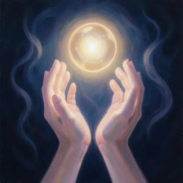 STANDING IN MY HANDS