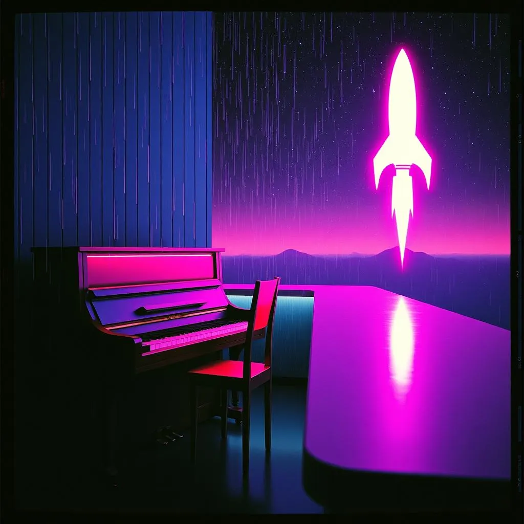Neptune and the neon lights