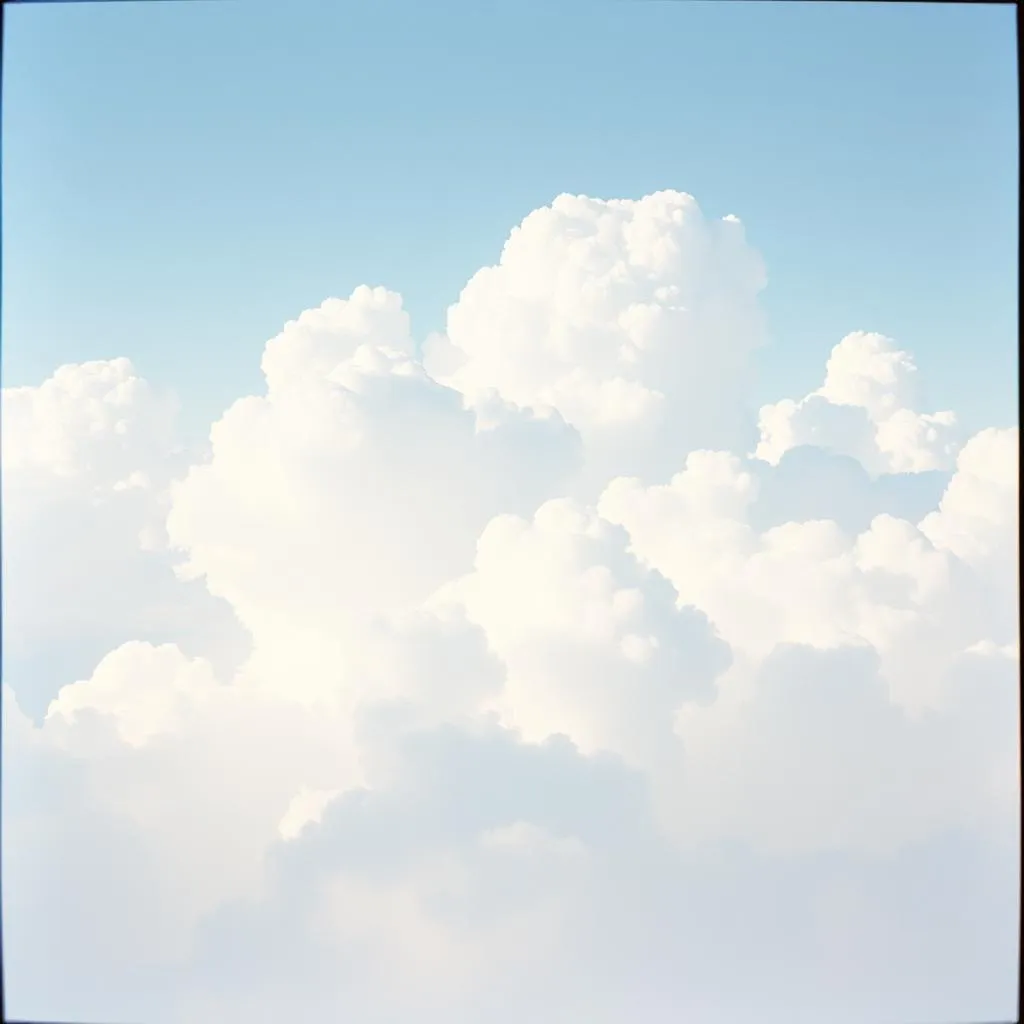 White clouds