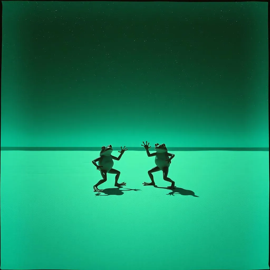 Space Frogs in the Sand