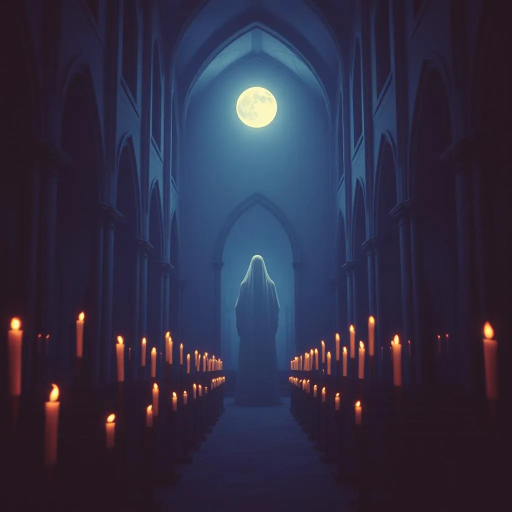 Ghost on a cross