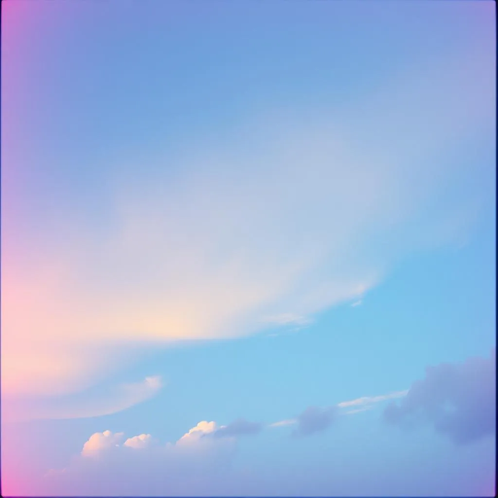 Senja yang membiru