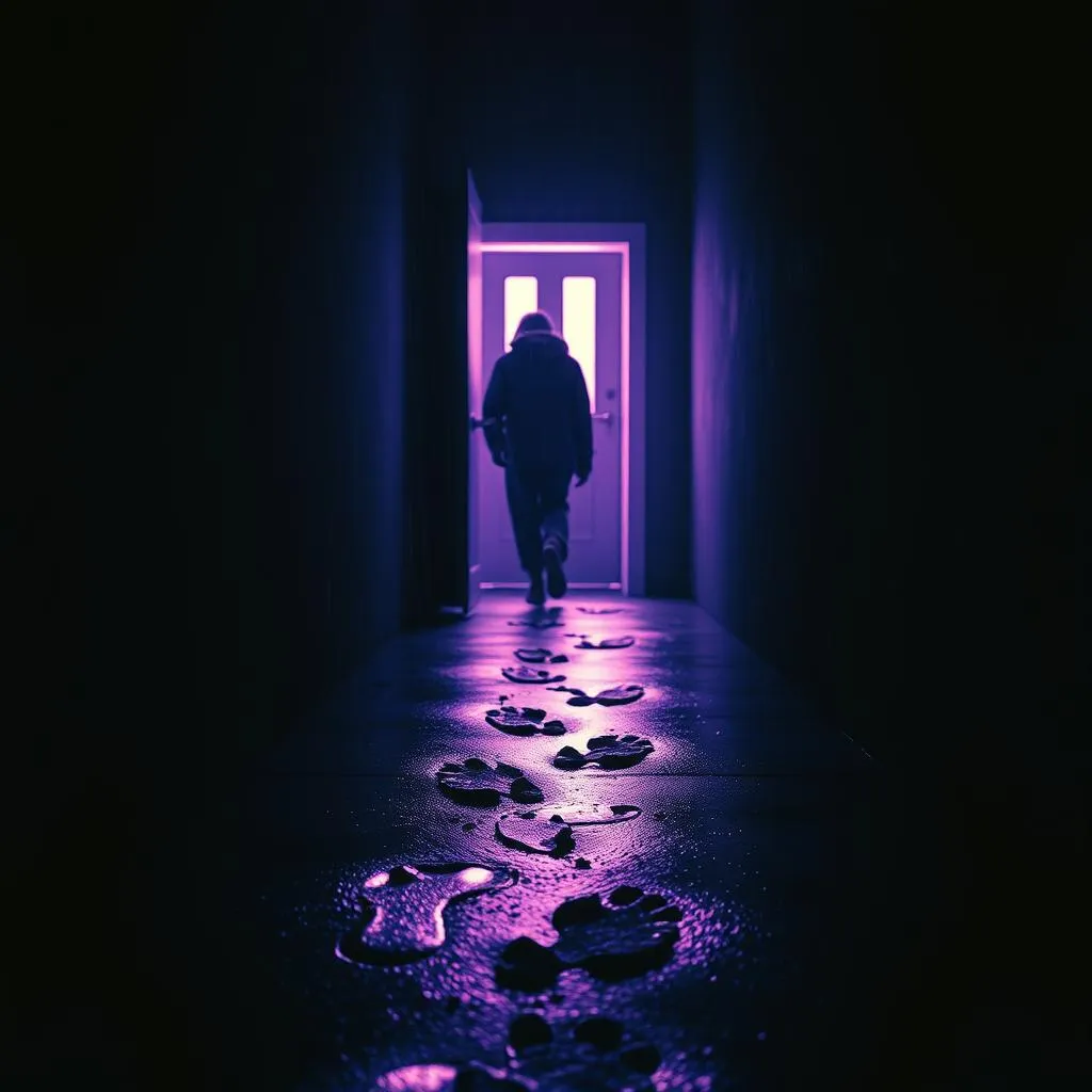 Грязные следы
