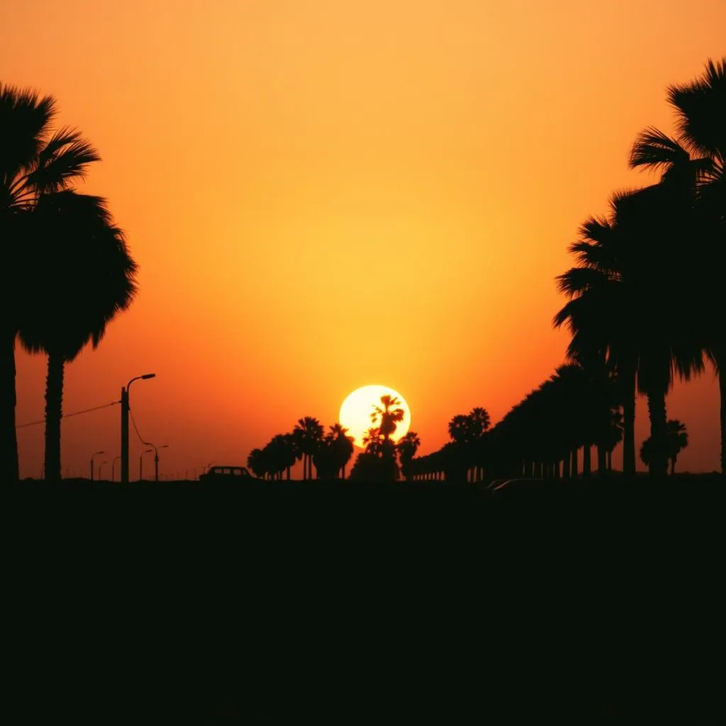 Golden Hour Mirage