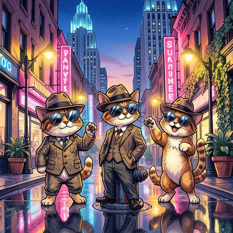 Little kitties Big Cities