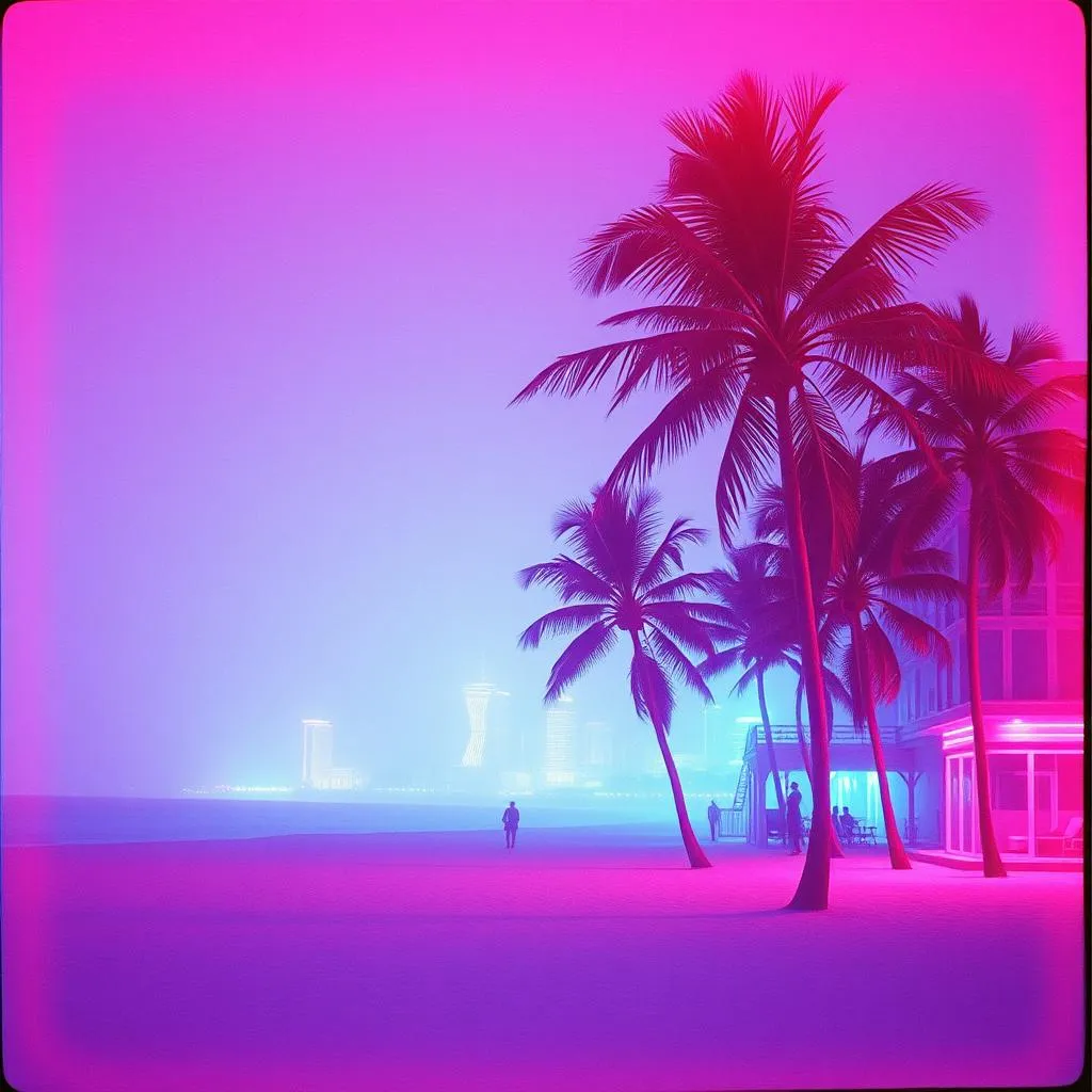 City lights swing