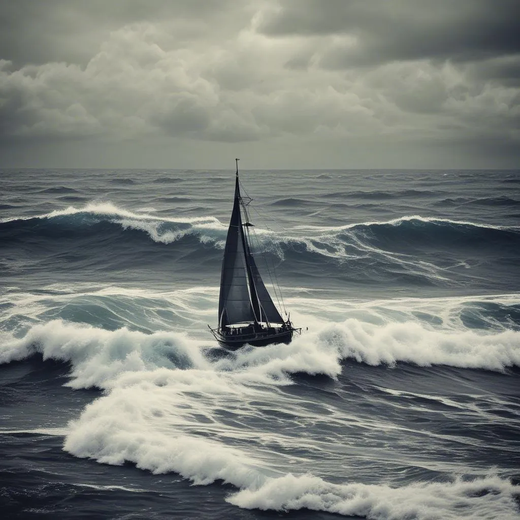 Sturm auf der See