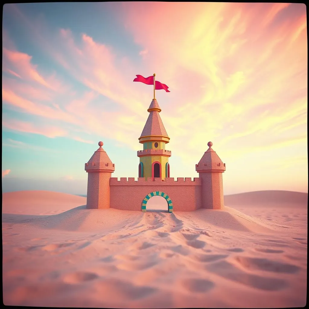 Lalalaala Schloss aus Sand