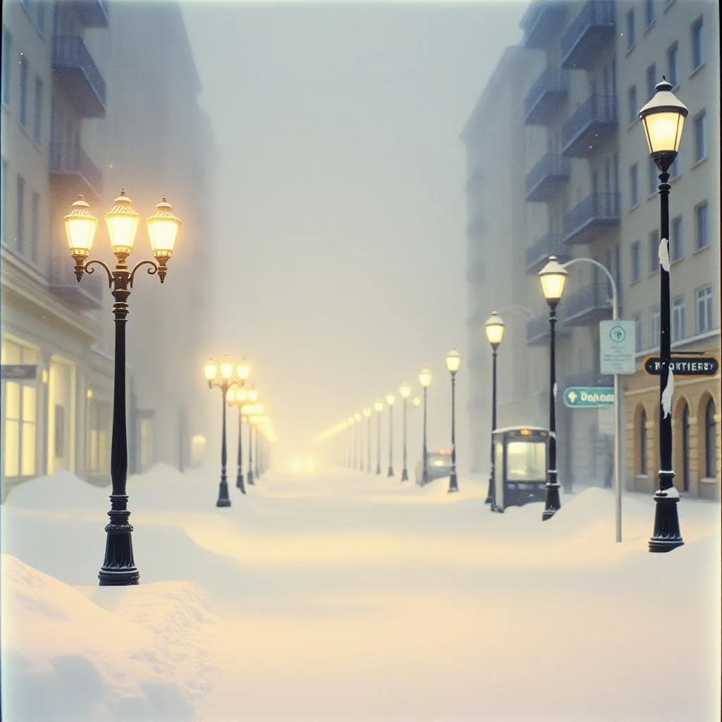 White Christmas in the City