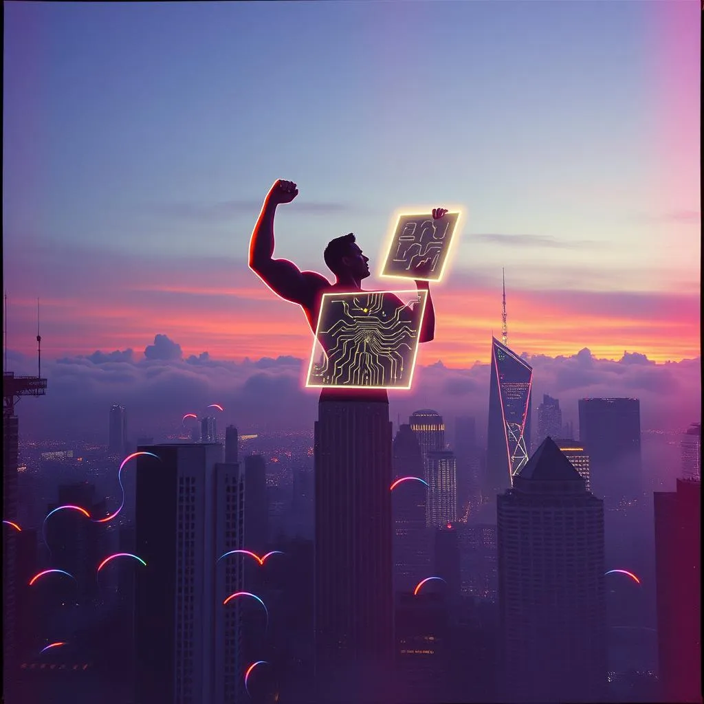 Love Transcends Rainbow Strongman Blueprint