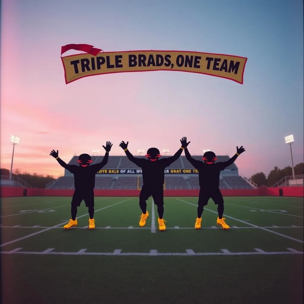 Triple Brads, One Team