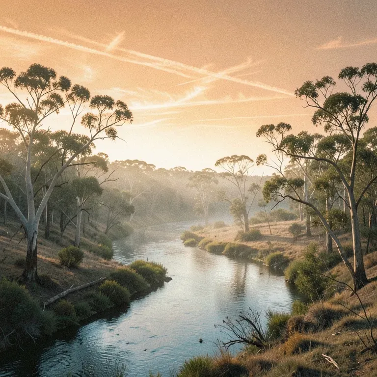 Where the river flows