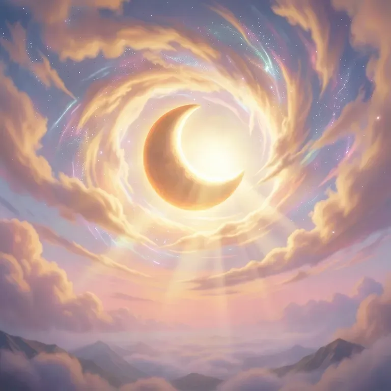 Sun and Moon's Embrace