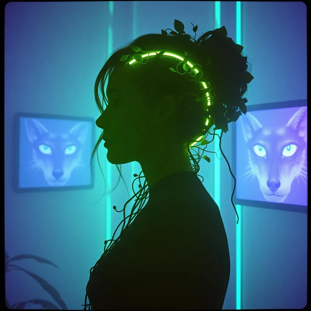 Sharon's Neon Glow