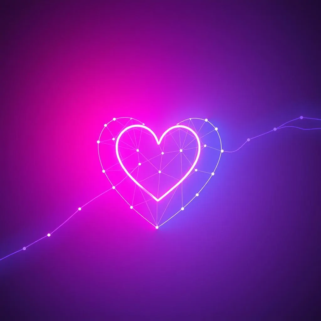 Human algorithm data points of the heart