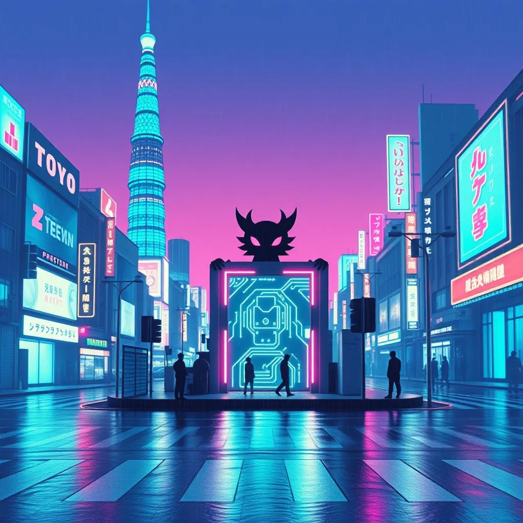 Digital Dawn in Tokyo