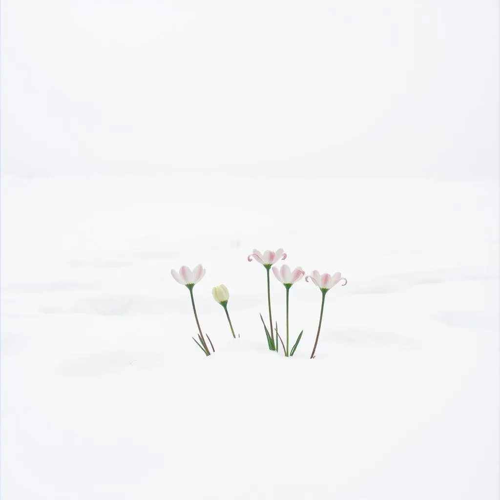 Snow in spring 4