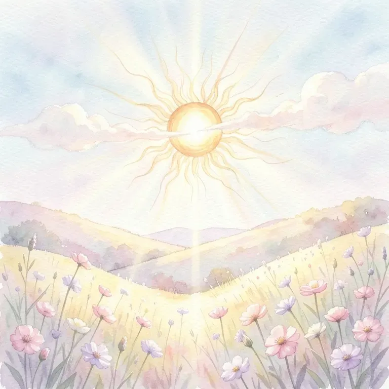 A little sun