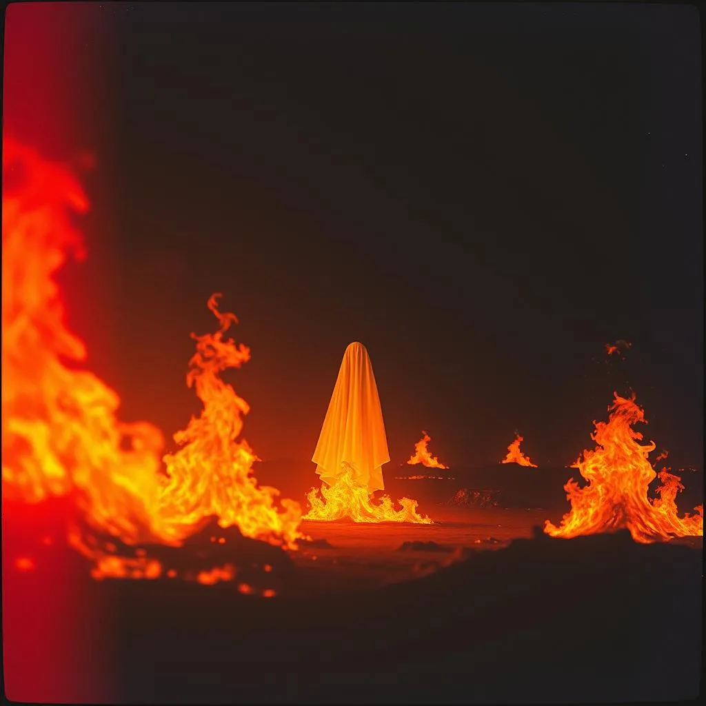 Ghost in the flame