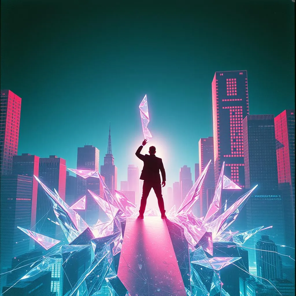 Break the mirror (release power)