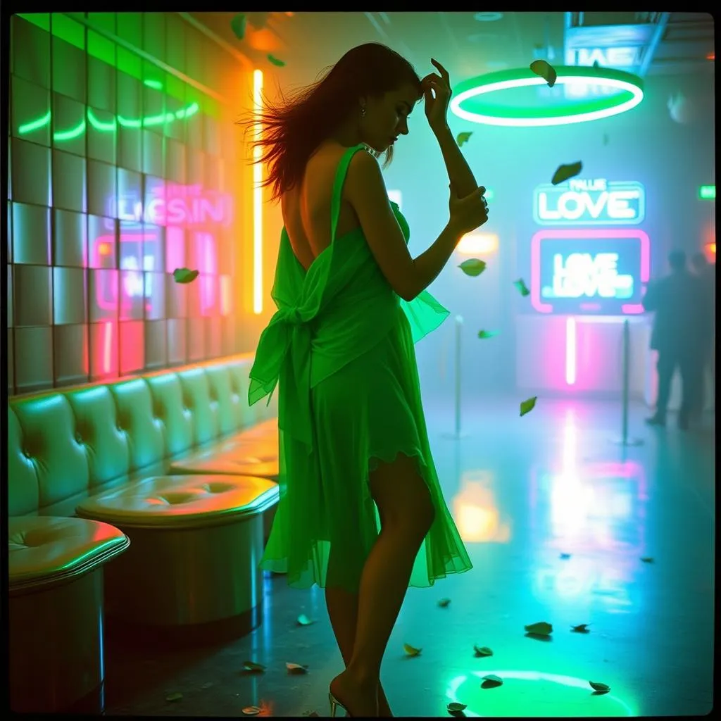 La chica viste de verde SEMonroy