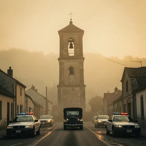 Old Bell Tower in the Distance