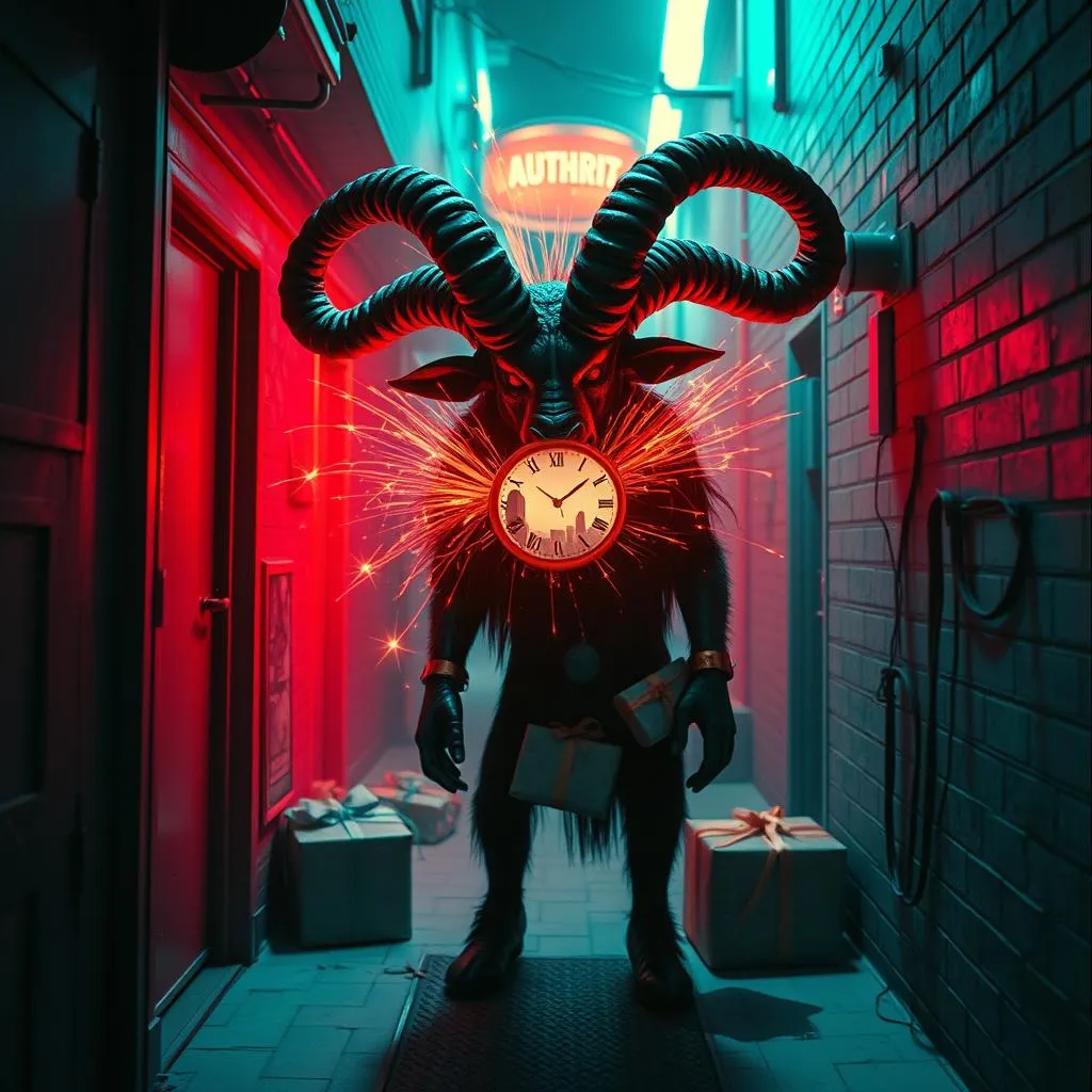 Krampus krangle.