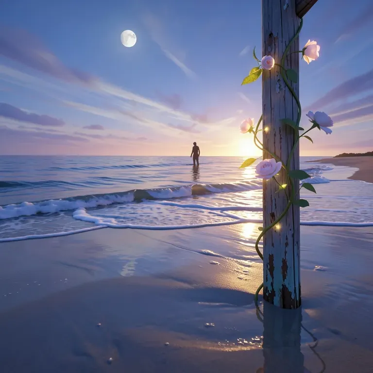 Where the moon meets the tide