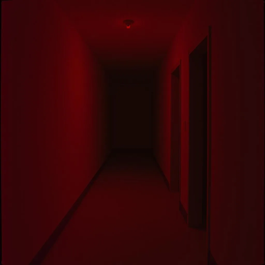 Blood on the floor