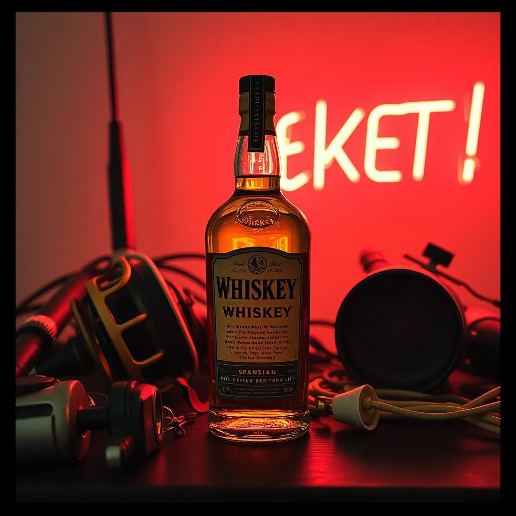 Tipsy from whiskey