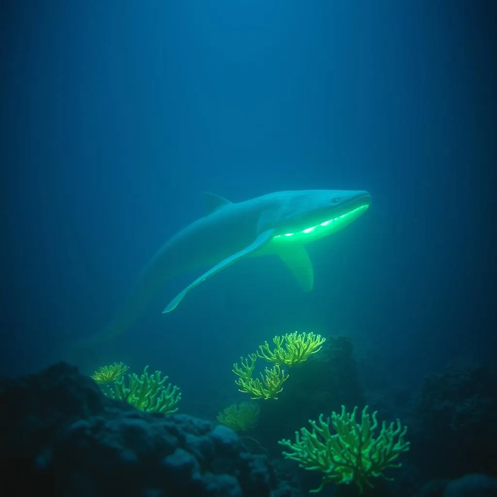 Under the deep blue