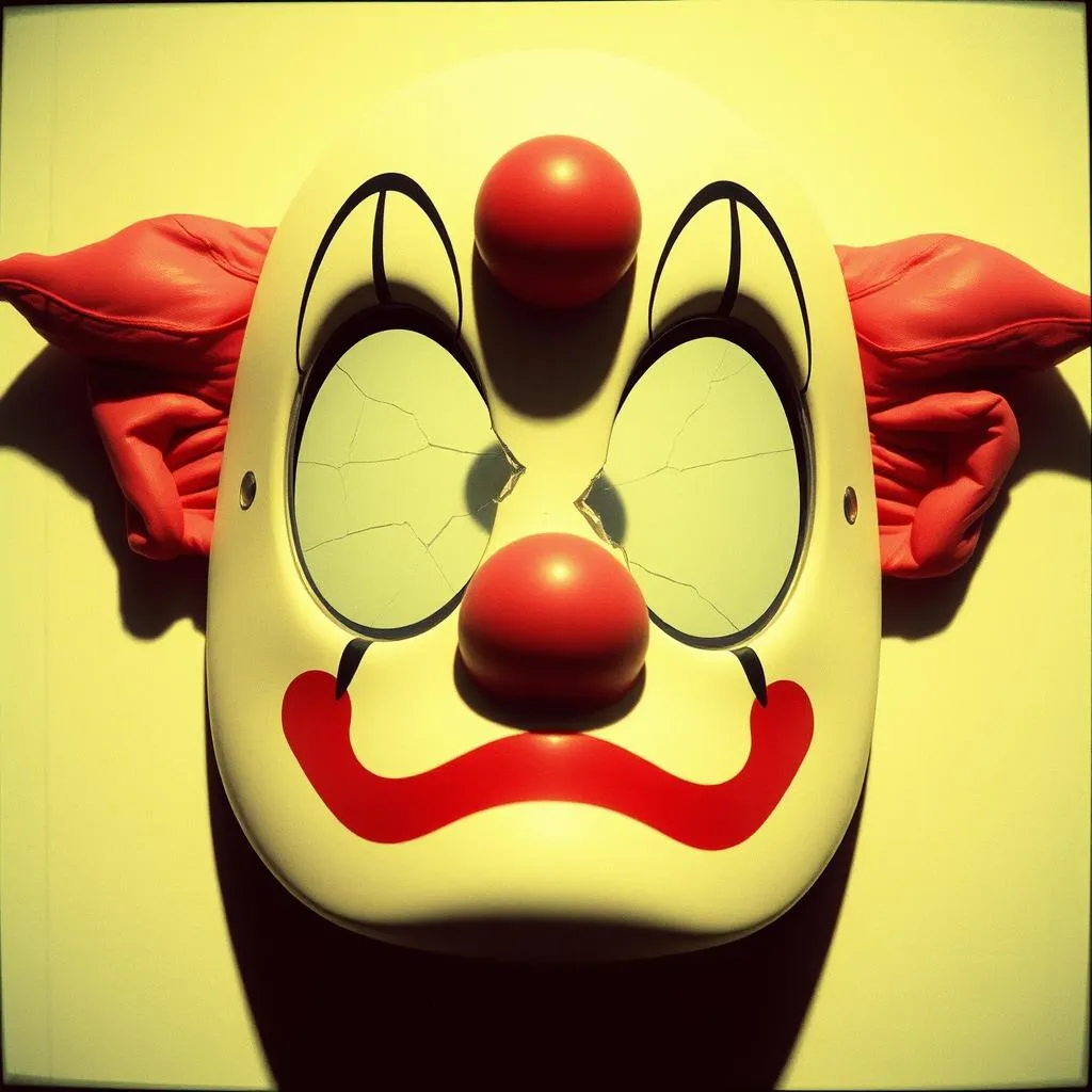 Painted grin