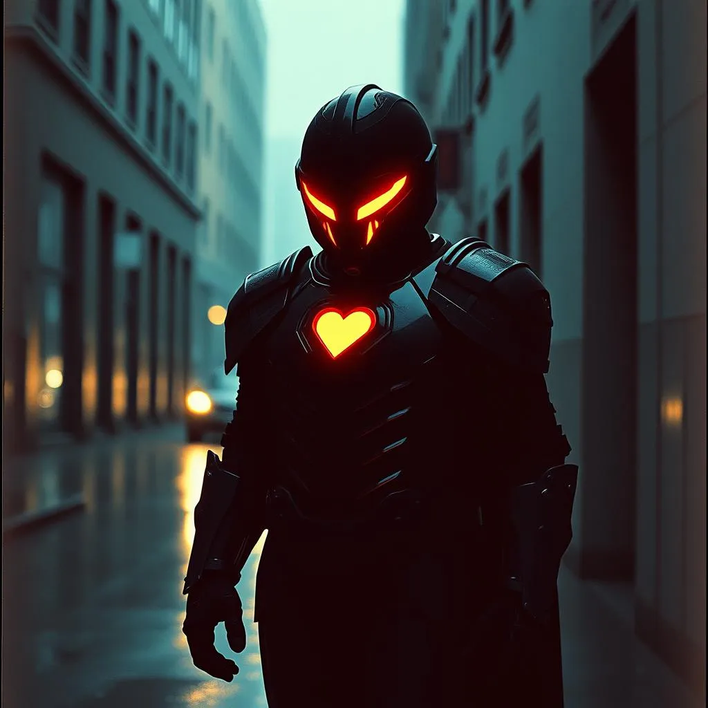 The heart behind the armor