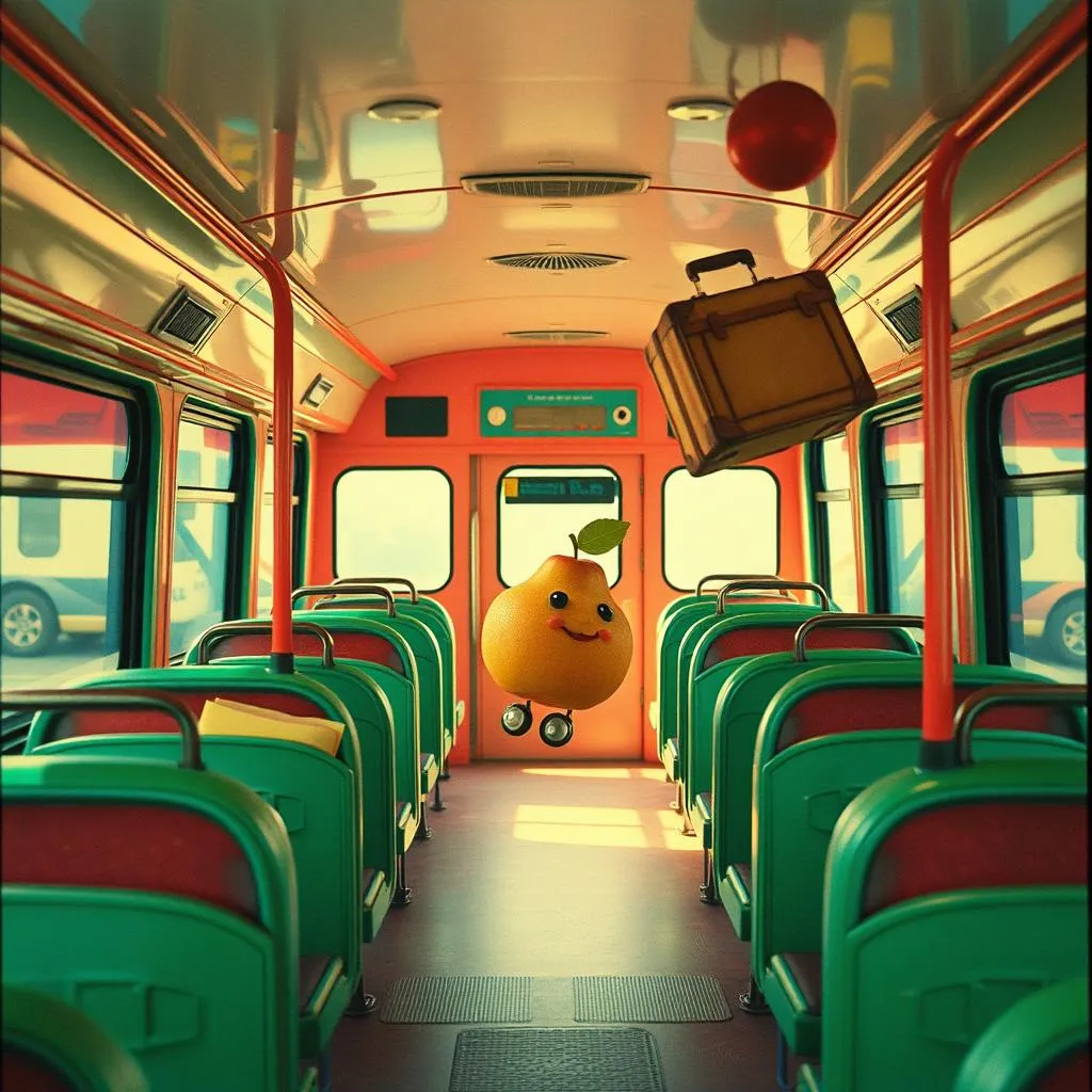 Fahren im Bus