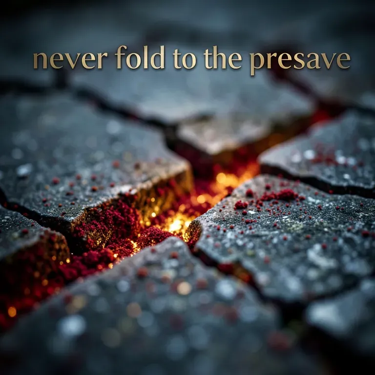 Never Fold to the Pressure