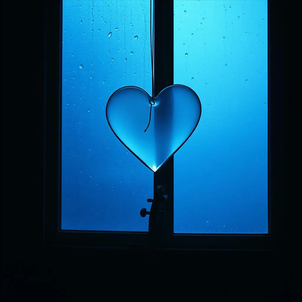 Vacío  en azul .