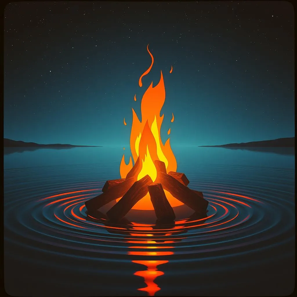I the fire burning