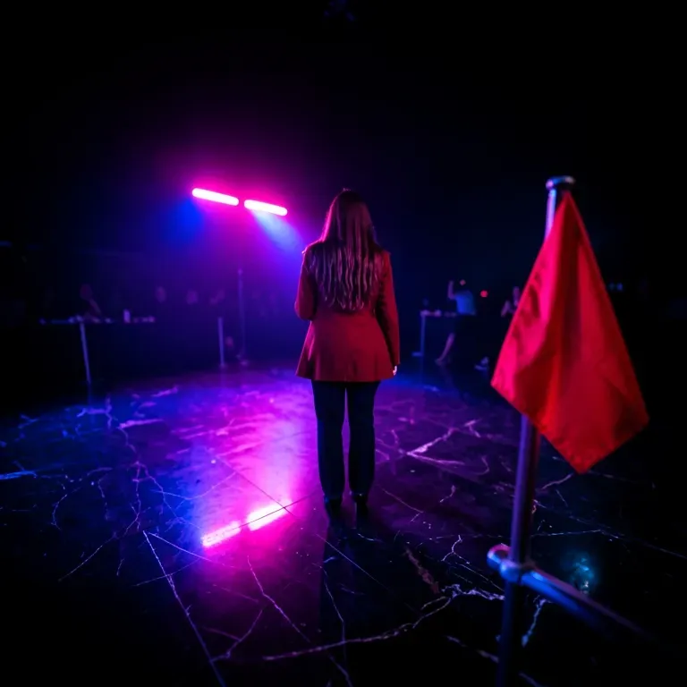 RED FLAGS IN NEON