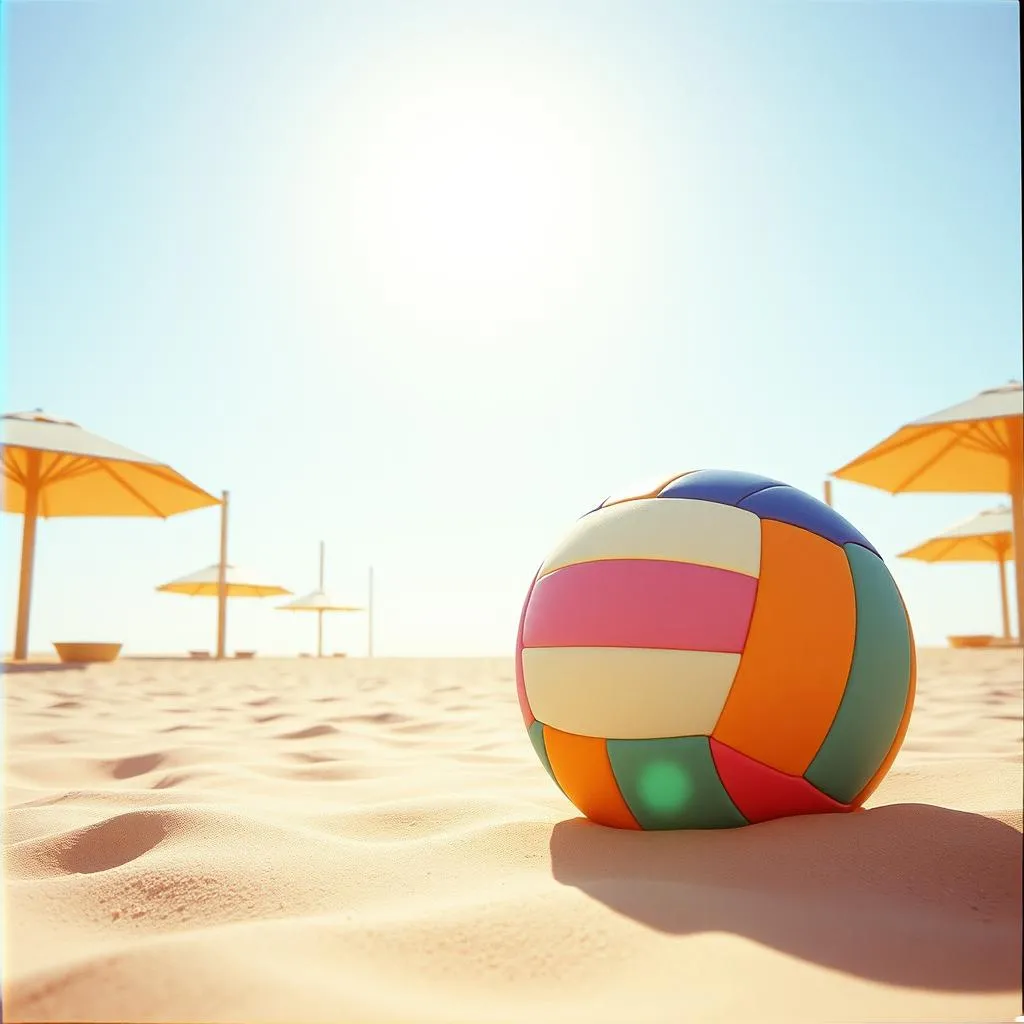 Volleyball und Spiel