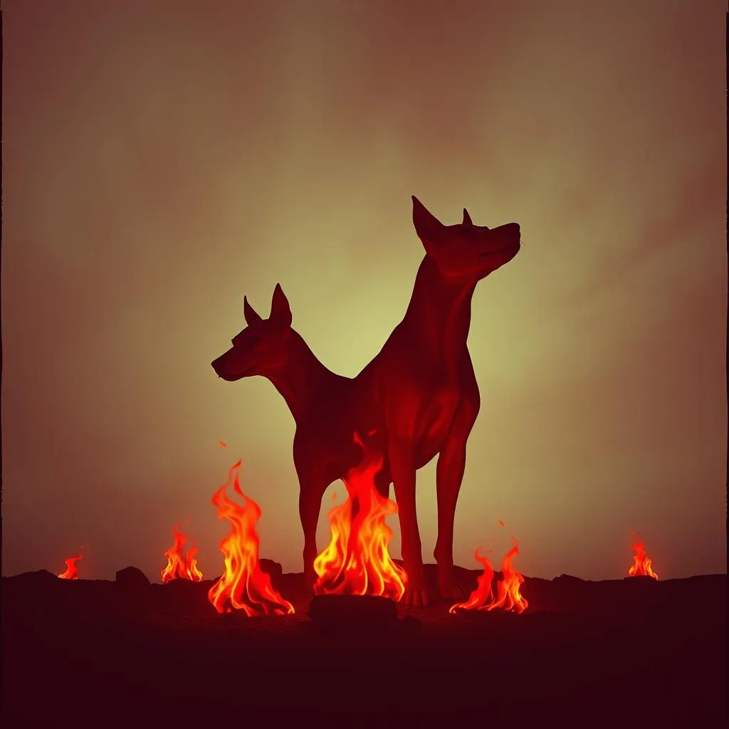 Familie aus Feuer und Blut