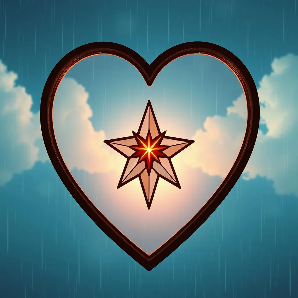Brilhar com amor no coração