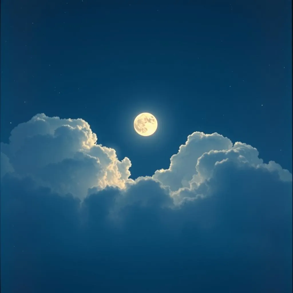 Sur mon nuage ce soir