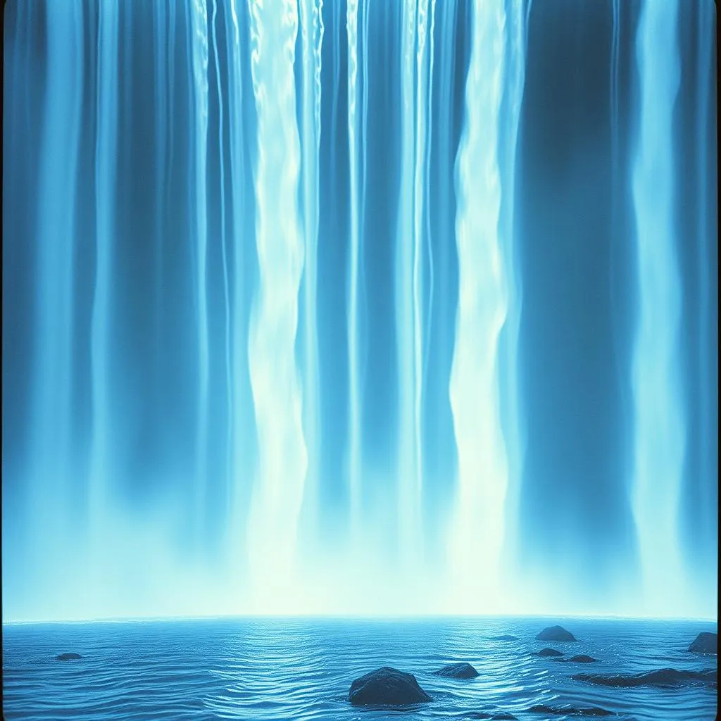 Waterfall inside 