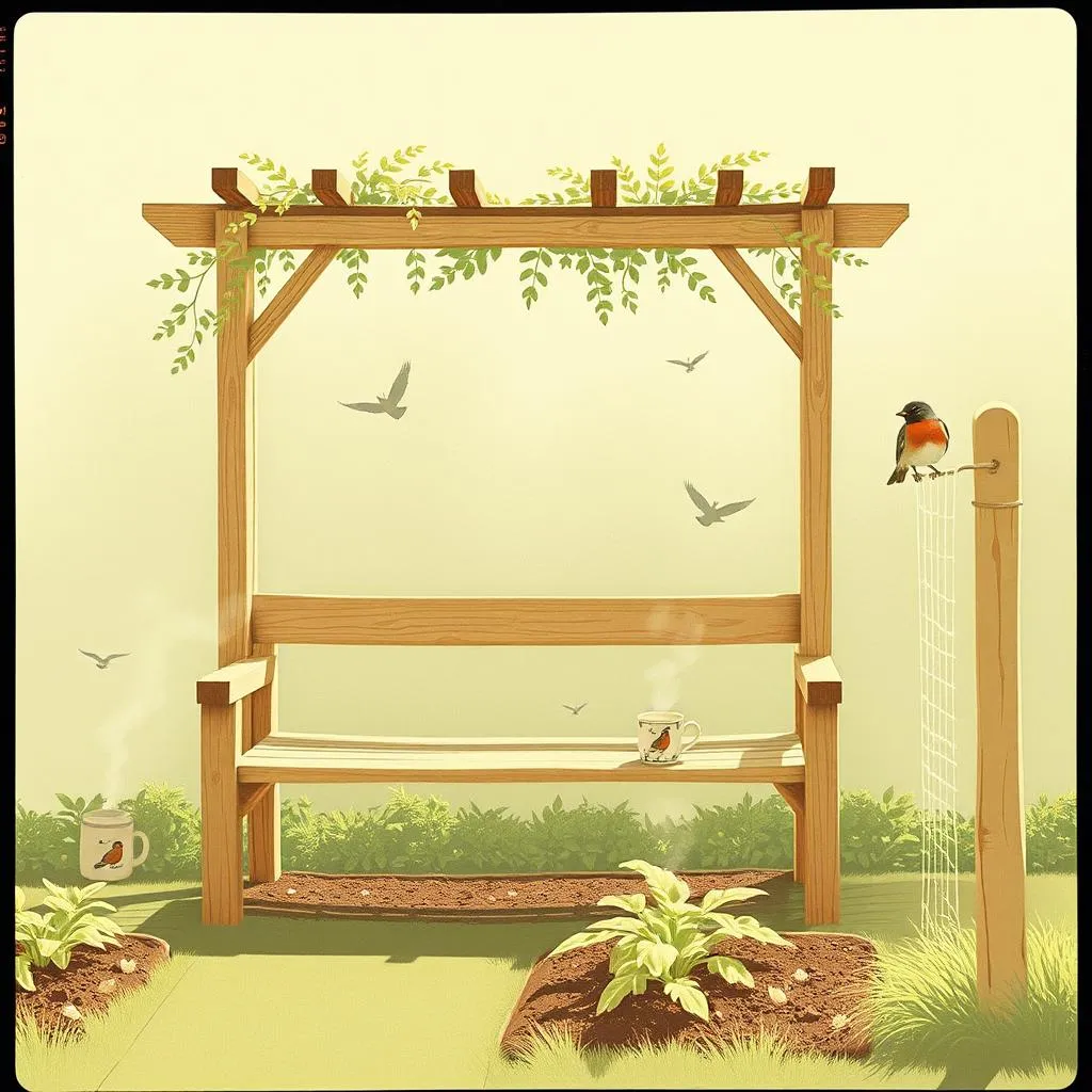 Morning in the Garden