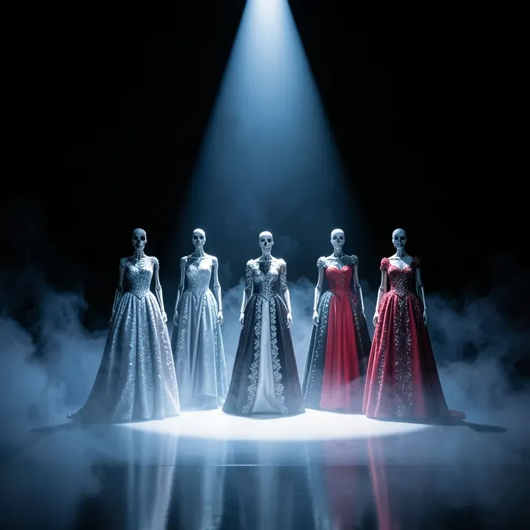 Silhouettes en cristal