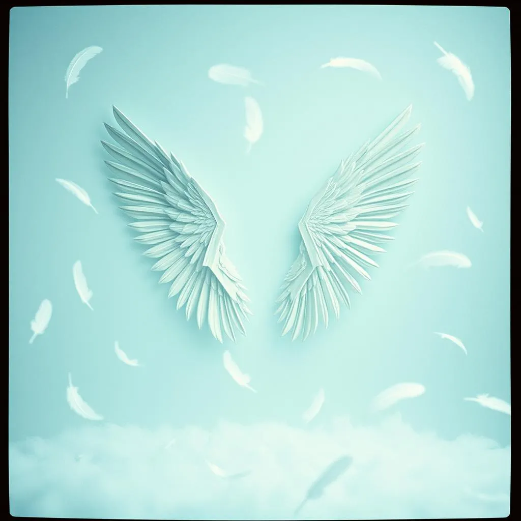 Your angel's wings are broken