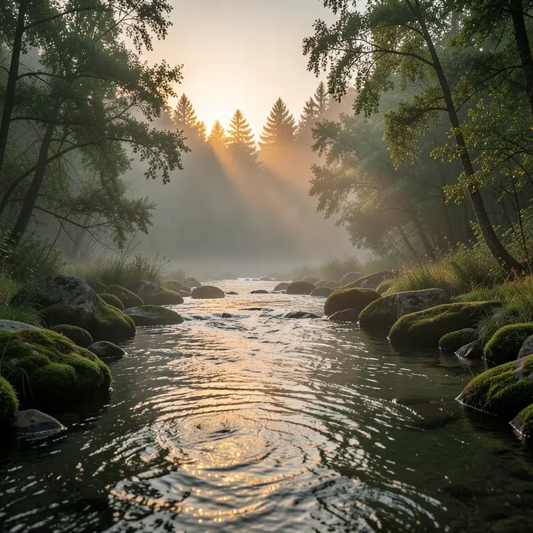 Moss on a stream (Inspired by Deven)